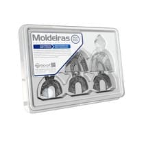 Moldeira Perfurada Adulto Inox Dentado - Bio-Art
