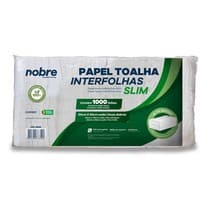 Papel Toalha Interfolha 2 Dobras Slim - Nobre