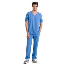 Pijama Scrub Masculino Easy Azul - Dra. Cherie
