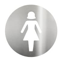 Placa de Sinalização para Banheiro Feminino - Biosin