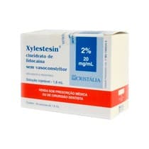 Anestésico Xylestesin 2% sem Vaso Constritor - CRISTÁLIA