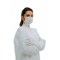 Avental TNT Manga Longa 30GR Branco - SP Protection