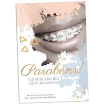 Cartão de Aniversário Linha Gold Aquarela Sorriso Orto