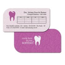 Cartão de Horário Linha Class Roxo