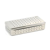Estojo para Esterilização Inox 26x12x6cm Millenium Perfurado Autoclavável - Fava