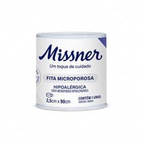 Fita Cirúrgica Microporosa Branca 2,5cm x 0,9cm - Missner