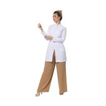 Jaleco Feminino Heloisa Branco - Dana Jalecos