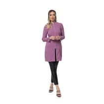 Jaleco Feminino Heloisa Lilás Azaleia - Dana Jalecos