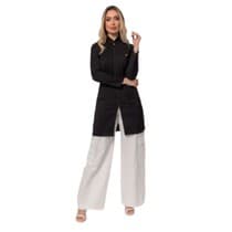 Jaleco Feminino Heloisa Preto - Dana Jalecos