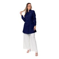Jaleco Feminino Manuela Azul Marinho - Dana Jalecos Exclusivos