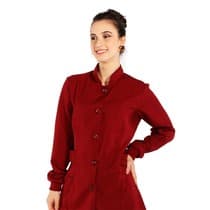 Jaleco Feminino Unik Bordô - FunWork