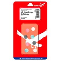 Kit Disco de Lixa Sof-Gloss Acadêmico Sortido + Mandril - American Burrs