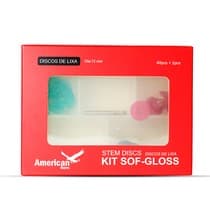 Kit Disco de Lixa Sof-Gloss + Mandril - American Burrs