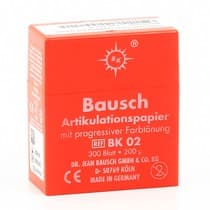 Kit Papel Carbono 200 Micras Vermelho - Bausch
