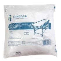 Lençol Descartável com Elástico Branco Soft Tamanho Único - ANADONA