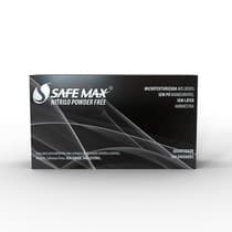 Luva para Procedimento Nitrílo Sem Pó Preto - Safemax