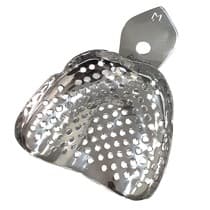 Moldeira Perfurada Inox Desdentado Superior Adulto - Bio-Art