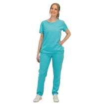 Pijama Cirúrgico Feminino Funcolors Verde Tifanny - Funwork