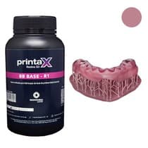 Resina para Impressora 3D Printax Bb Base Rosa Claro 500g - Odontomega