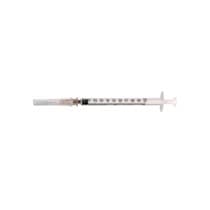 Seringa Descartável Luer Slip 1ml com agulha 13x0,45mm Insulina - Descarpack