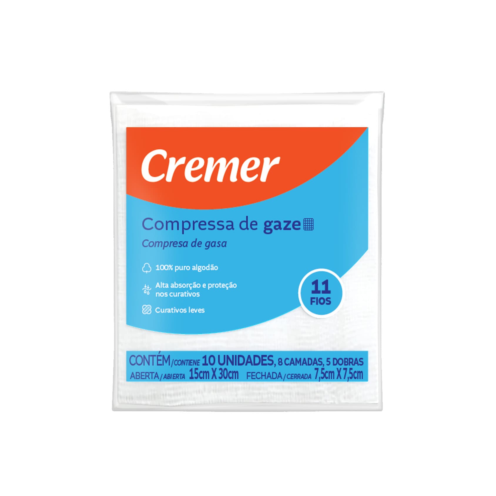 Compressa de Gaze Não Estéril