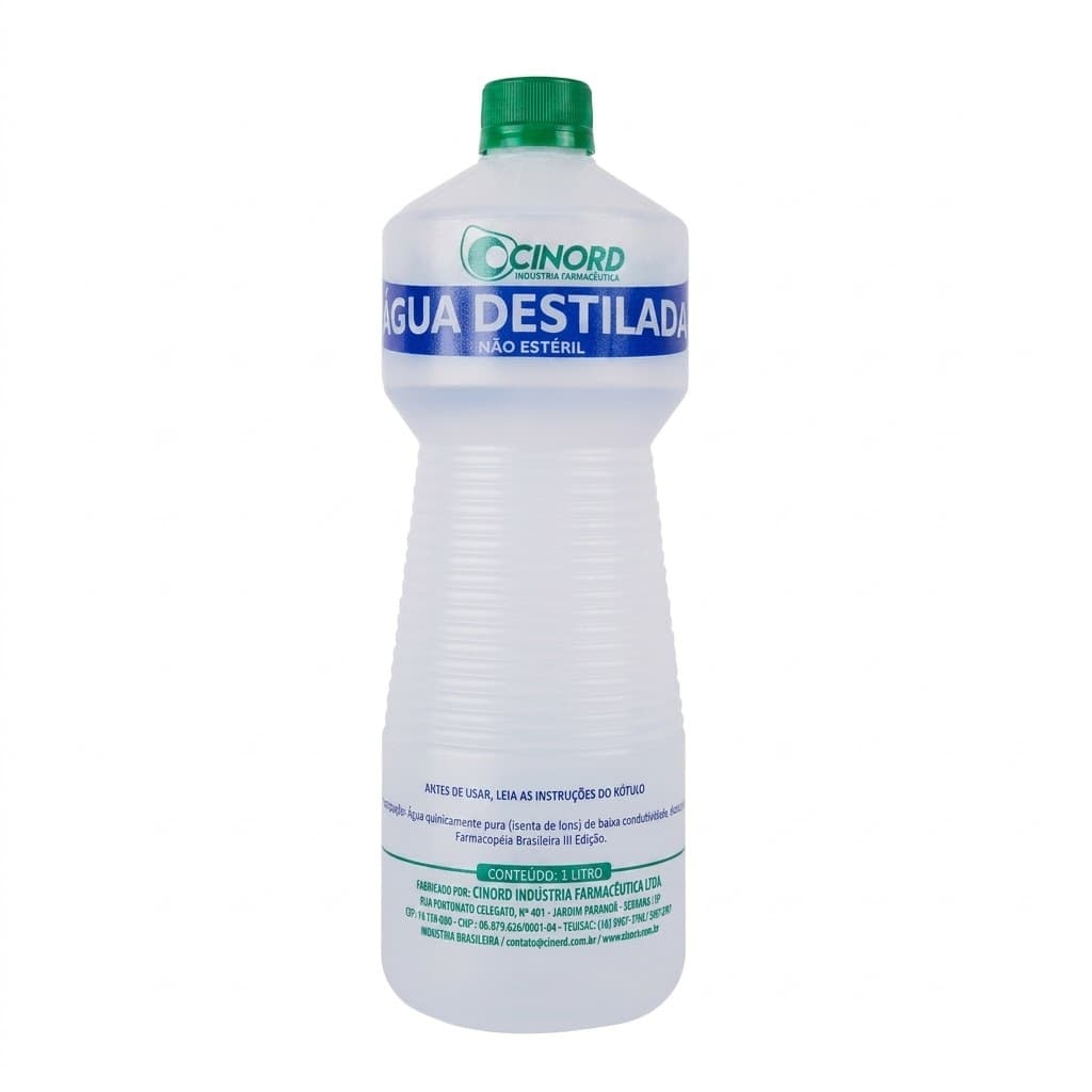 Água Destilada 1L Sem Perfume - Cinord