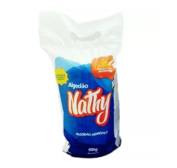 Algodão Hidrófilo 500g - Rolo - Nathy