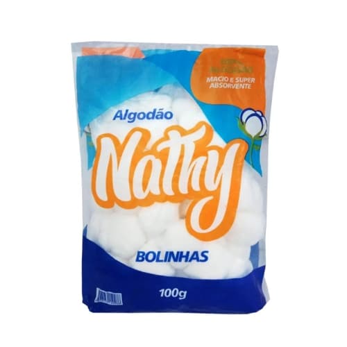 Algodão Hidrófilo Bolinhas 100g - Nathy