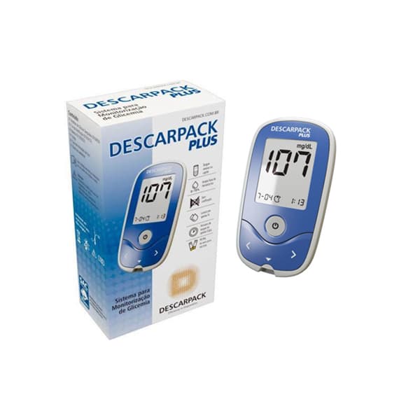Aparelho Medidor De Glicemia Descarpack Plus