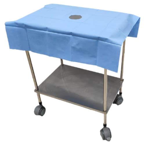 Campo Cirúrgico SMS 0,50 X 0,50 Com Fenestra Azul Estéril Pion G Plus