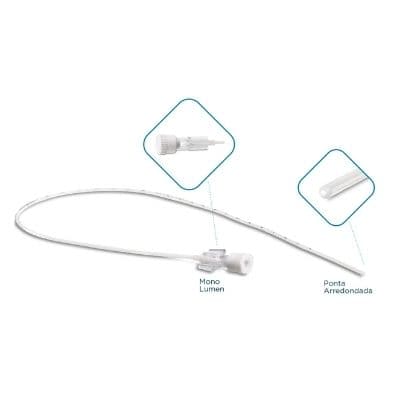 Cateter Umbilical 3.5 Fr Mono Lumen 41cm - Poliuretano - Blenta
