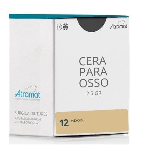 Cera Para Osso Hemostático Ósseo 2.5 GR 12 Envelopes - Atramat