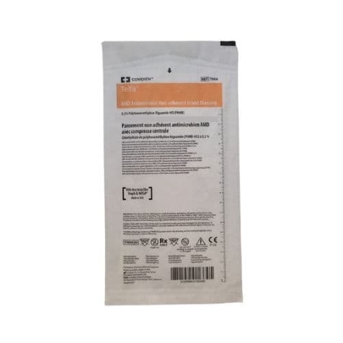 Cobertura de Poliester Telfa AMD Com Phmb 0.2% 10.2 x 25.4 Unidade