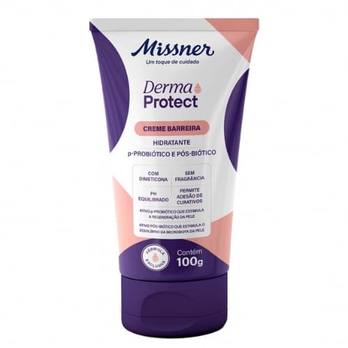 Creme Barreira Derma Protect com Bioticos 100g - Missner