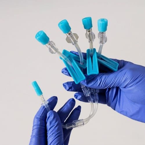 Extensor Multivias 4 Vias para Linhas Venosas Valvulado - Haibreath