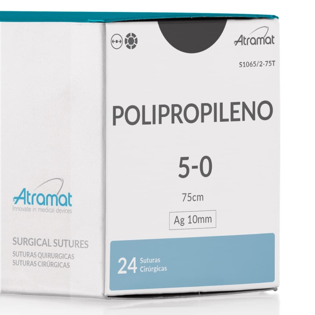 Fio de Sutura 5-0 Polipropileno 24 Envelopes - Atramat