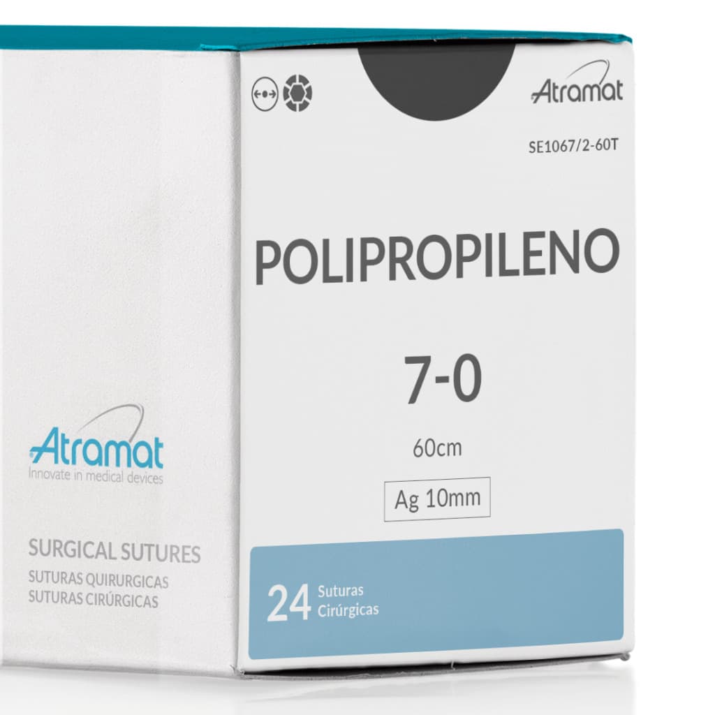 Fio de Sutura 7-0 Polipropileno 24 Envelopes - Atramat