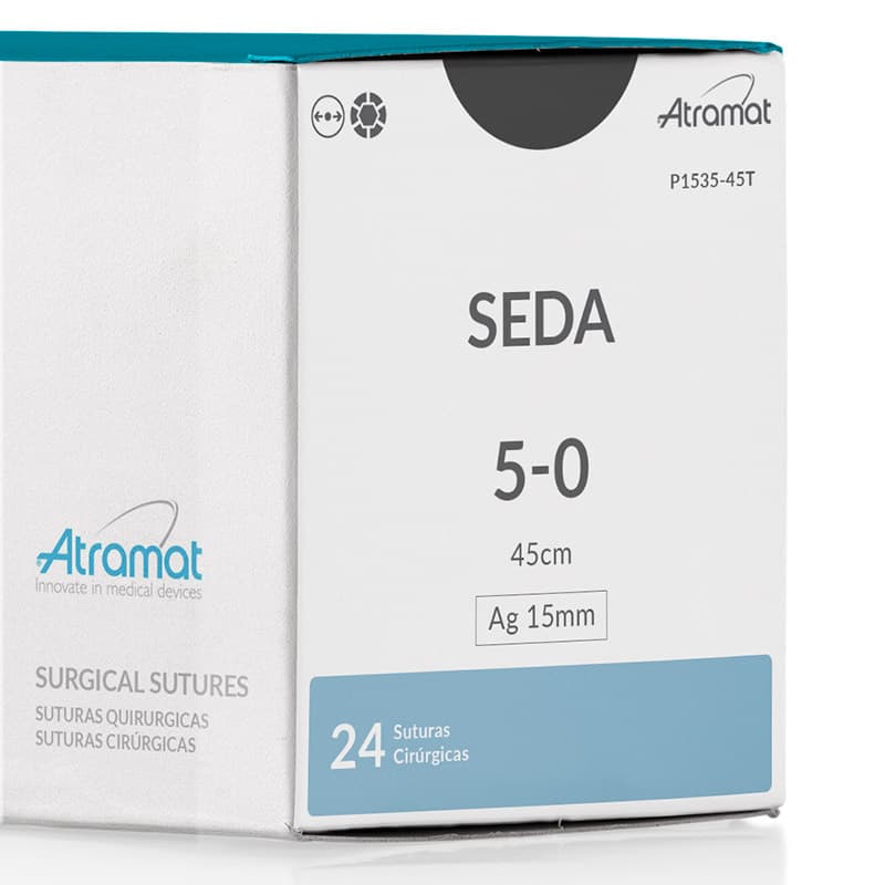 Fio de Sutura 5-0 Seda 24 Envelopes - Atramat