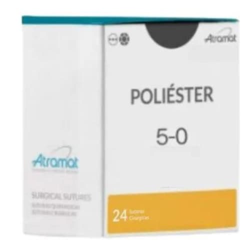 Fio de Sutura 5-0 Poliéster Branco 12 Envelopes - Atramat