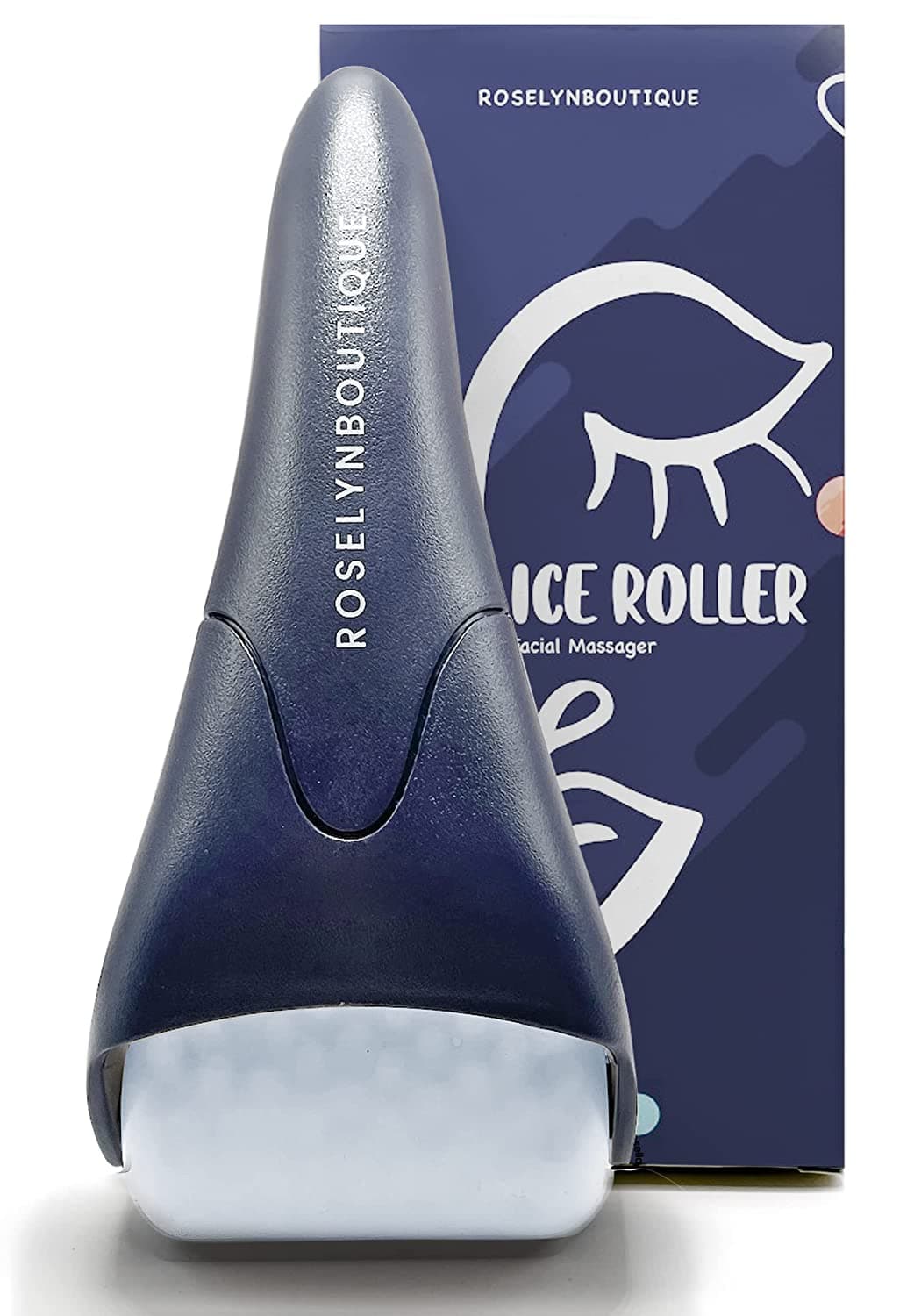 Ice Roller - Massageador Facial (Azul Marinho)