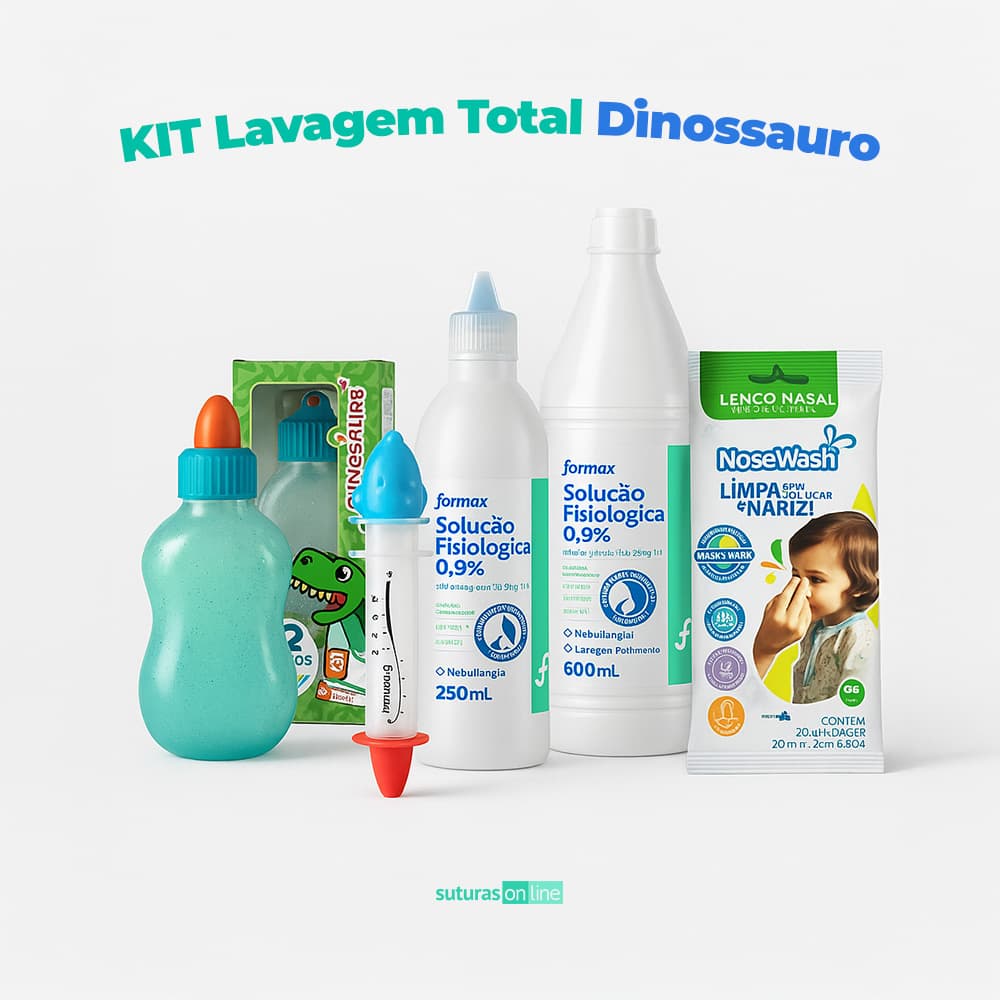Kit Lavagem Total Dinossauro - Suturas online | Produtos para Saúde, médico-hospitalar, home care