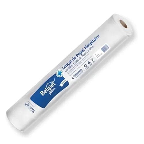 Lençol de Papel Descartável 70cm X 50m - Cipel