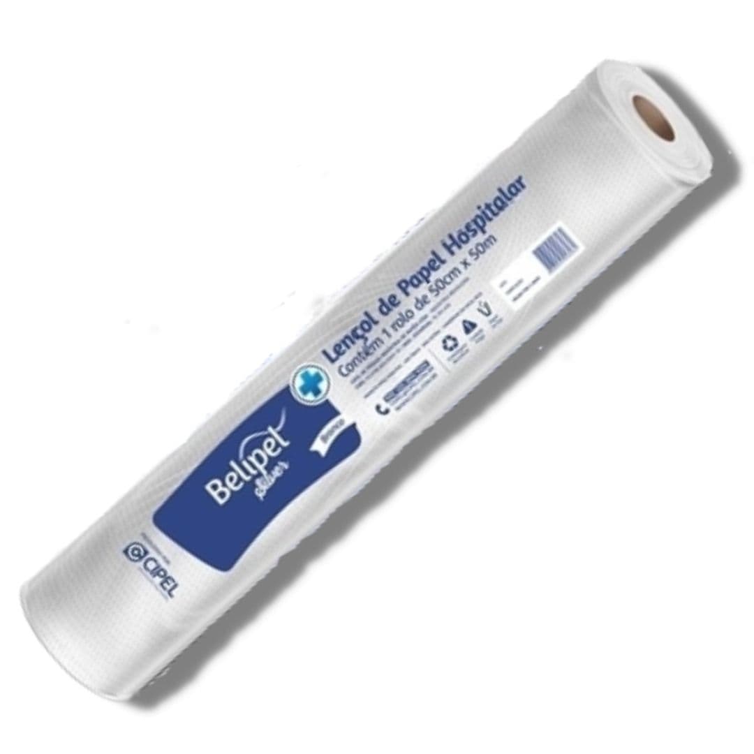Lençol de Papel Descartável 50cm X 50m Cipel Unidade