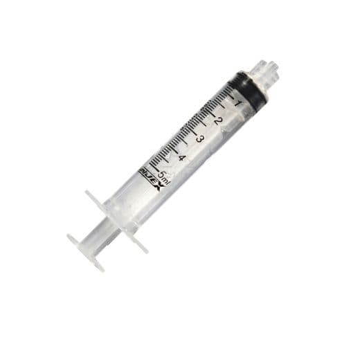 Seringa 5ml Sem Agulha Luer Lock - Injex