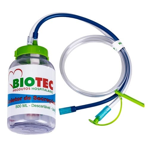 Coletor de Secreções Vias Aéreas 500ml Não Estéril Biovar Unidade
