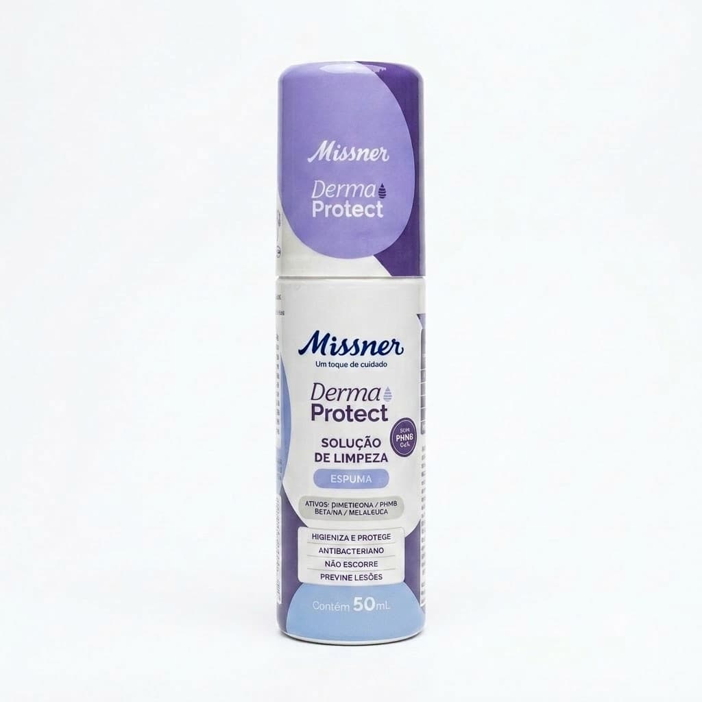 Solução de Limpeza em Espuma Derma Protect Frasco 50ml - Missner