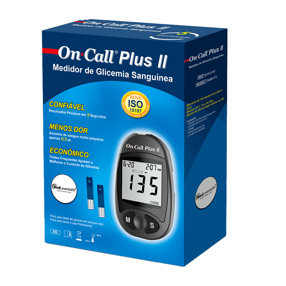 On Call® Plus II monitor de glicemia - MedLevensohn