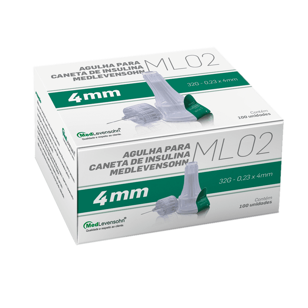 Agulha para caneta de insulina ML02 - MedLevensohn