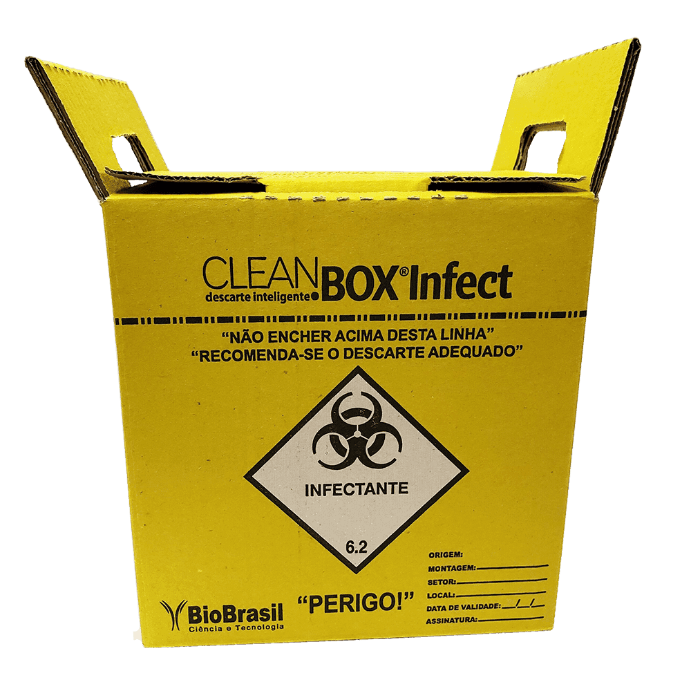 Clean Box®Infect Coletor para Materiais Perfurocortantes - MedLevensohn