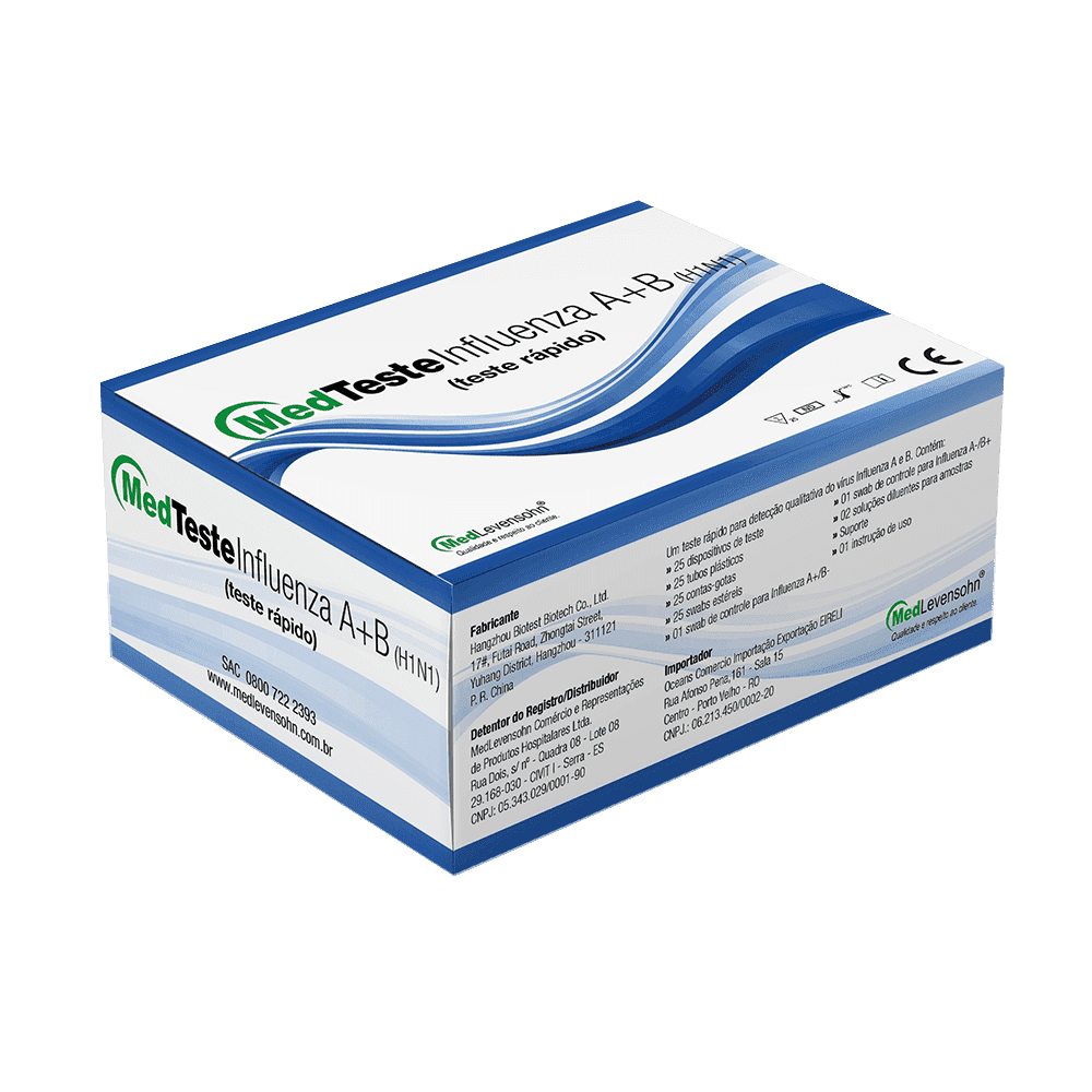 MedTeste Influenza A+B (H1N1) - Teste Rápido